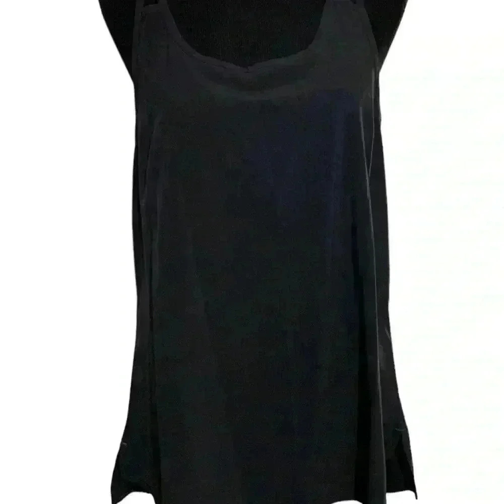 Athleta Go All The Time Black Tank Top Size Xl